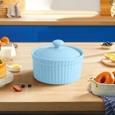 The Pioneer Woman 6 Piece Fancy Flourish Ramekin Set with Carrying ...