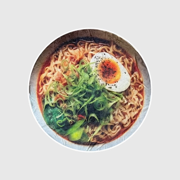 SA Flavor 60-inch realistic round ramen bowl blanket