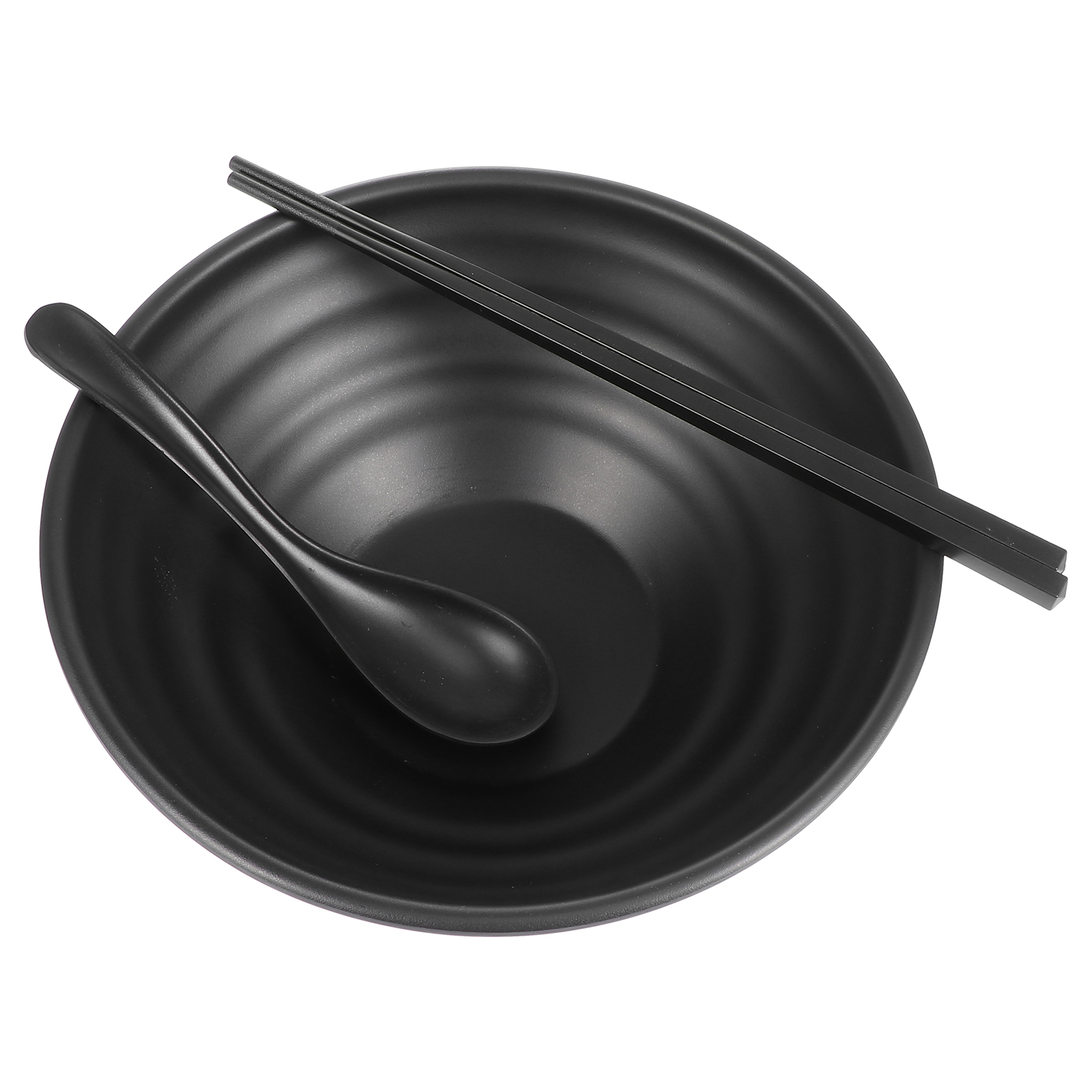 Ramen Bowl Noodle Bowls with Chopsticks Veggie Pasta Soup Salad Serving