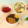 thumbnail image 1 of Ramen Bowl Set, Microwave Ramen Cooker, 6-piece With Strainer Lid Handle Dishwasher Safe Portable, 1 of 6