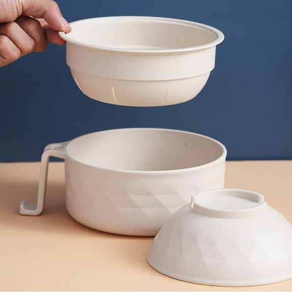 Ramen Bowl Set, Microwave Ramen Cooker Instant Noodles Bowl With Chopsticks, Rapid Ramen Noodles for College Dorm Room Essentials Dishwasher-Safe