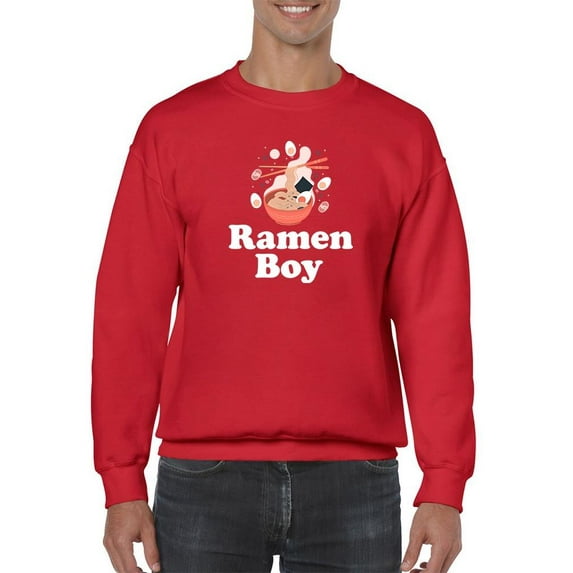 Ramen Boy Sweatshirt Men -Smartprints Designs, Male Large