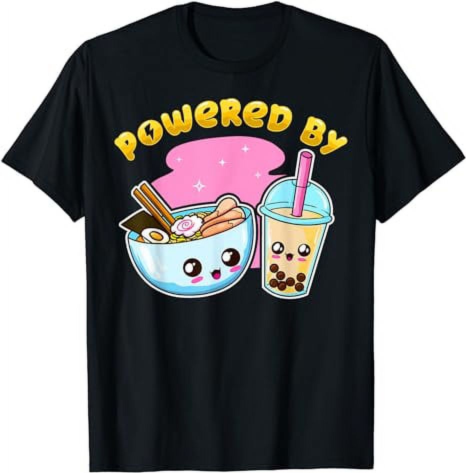 Merch Tea Ramen Bubble Tea Boba Japanese Noodles Anime K-POP Merch T-Shirt ...
