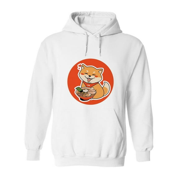 Ramen Corgi Dog Hoodie Men -SPIdeals Designs, Male Small