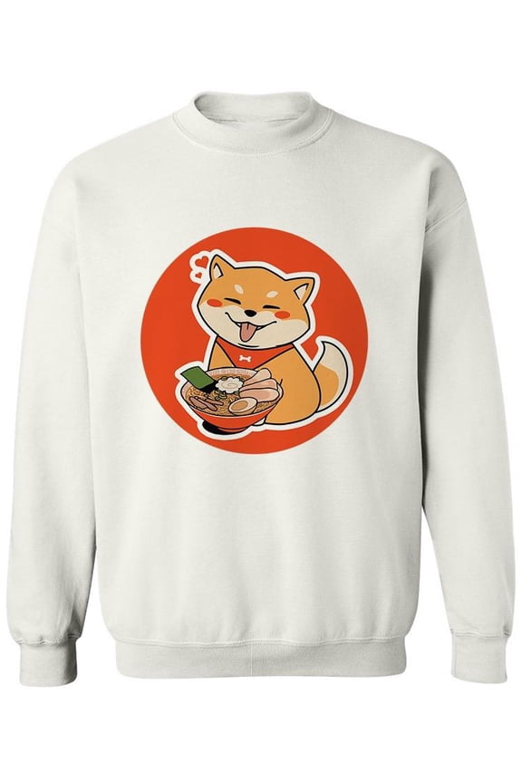 Ramen Corgi Dog Sweatshirt Men -SPIdeals Designs, Male XX-Large
