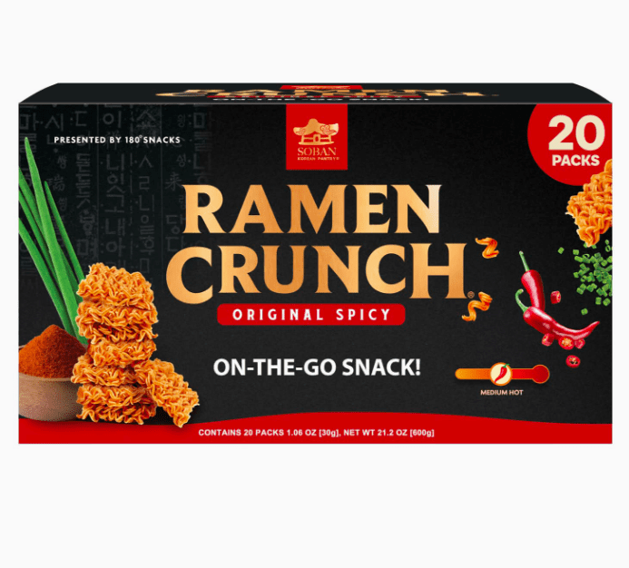 Ramen Crunch Original Spicy Snack (1.06 oz, 20 ct)