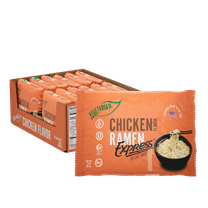 Ramen Express Chicken Flavor Ramen Noodles, Vegan, Halal, Kosher, 3 oz Pouch, Pack of 12