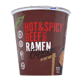 thumbnail image 1 of Ramen Express Hot and Spicy Beef Ramen Noodles By Chef Woo, Halal, Kosher, Vegan 2.25 oz, 1 of 9