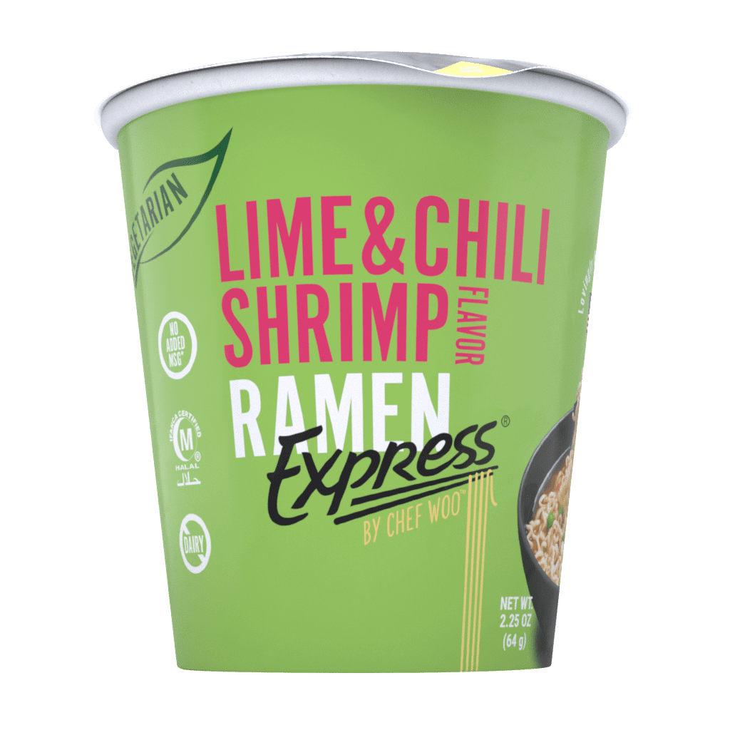 Ramen Express Lime and Chili Shrimp Flavored Ramen Noodles, Vegan