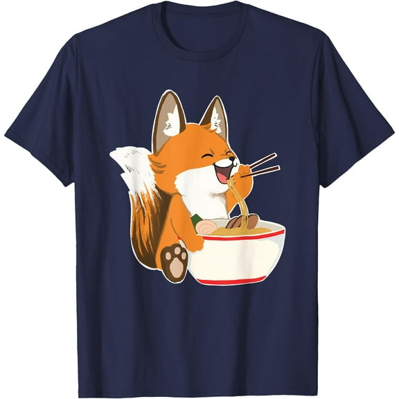 Ramen Fox Zookeeper Wildlife Lover Unisex T-Shirt for Men Women Kids
