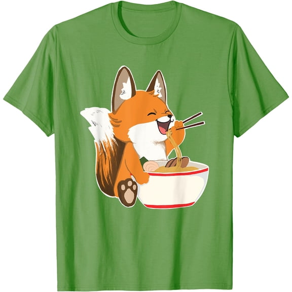 Ramen Fox Zookeeper Wildlife Lover Unisex T-Shirt for Men Women Kids