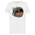 thumbnail image 1 of Ramen In Spaceman Helmet T-Shirt Men -Image by Shutterstock, Male Medium, 1 of 2