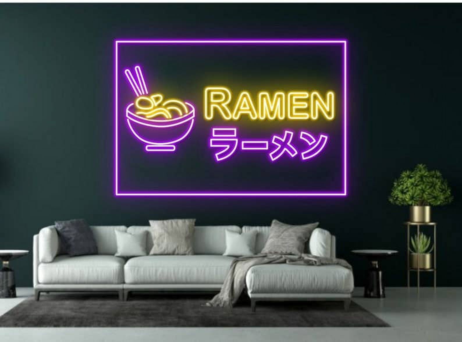 Ramen Led Lights Wall Decor, Ramen Retaurant signboard