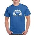 thumbnail image 1 of Ramen Life Faded Bowl Art T-Shirt Men -Smartprints Designs, Male 3X-Large, 1 of 4