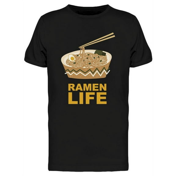 Ramen Life T-Shirt Men -Image by Shutterstock, Male XX-Large