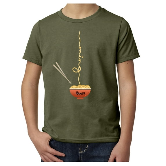 Ramen Noodle T-shirts for Kids, Personalized Children's T-shirts