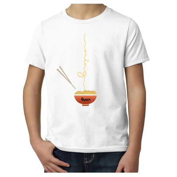 Ramen Noodle T-shirts for Kids, Personalized Children's T-shirts