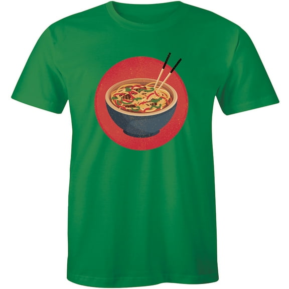 Ramen Noodles Soup Printed Men's Kawaii Japanese Food Lover T-Shirt
