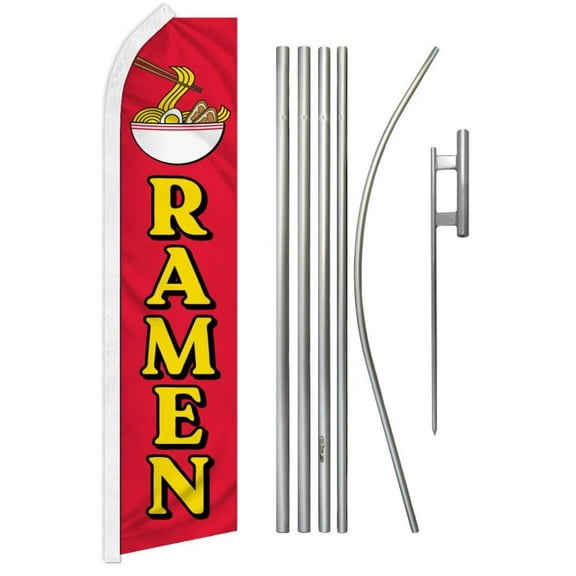 Ramen Super Flag & Pole Kit