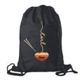 thumbnail image 1 of Ramen noodle Backpack Personalized Drawstring Bag Cotton Canvas Cinch Backpacks, 1 of 2