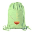 thumbnail image 1 of Ramen noodle Backpack Personalized Drawstring Bag Cotton Canvas Cinch Backpacks, 1 of 2