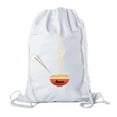 thumbnail image 1 of Ramen noodle Backpack Personalized Drawstring Bag Cotton Canvas Cinch Backpacks, 1 of 2