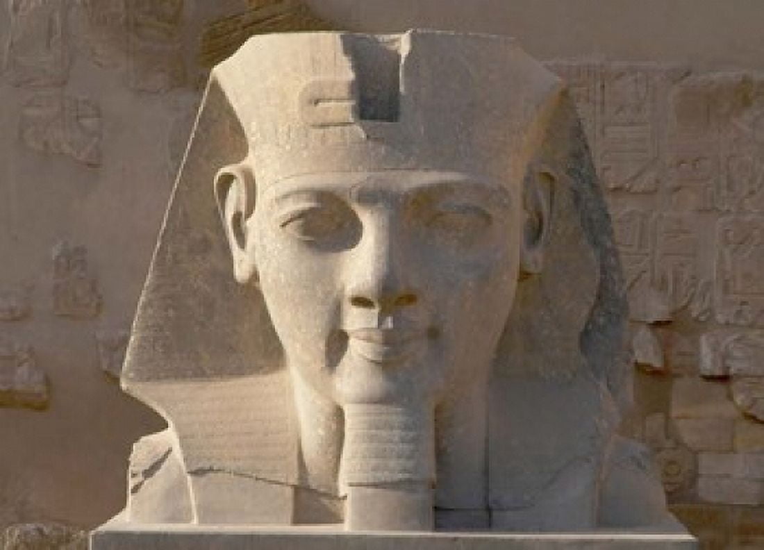 Ramesses II New Kingdom Temple of Luxor Egypt Canvas Art - Prisma Archivo DanitaDelimont (28 x 20)