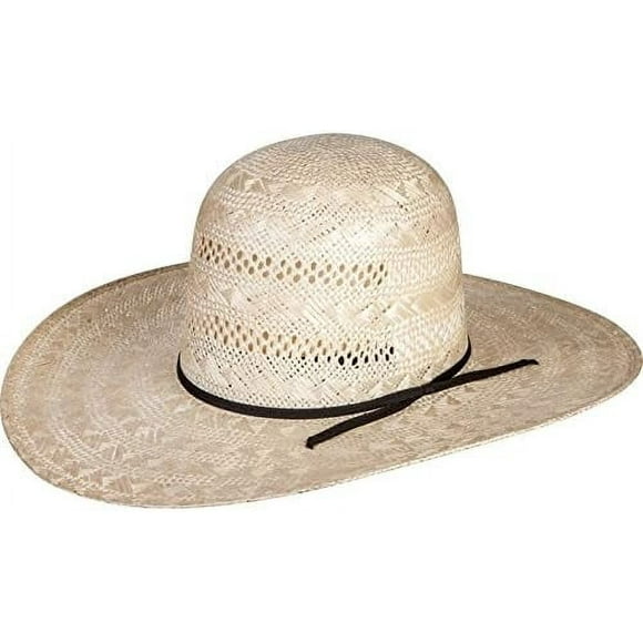 Rami Open Crown 4-1/2" Brim Straw Cowboy Hat Beige