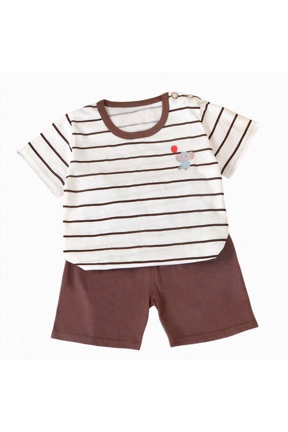 4t Baby Sweet Summer Clothes Cute Animal Prints Short Sleeve T Shirt Cute Baby(White,3-4 Years)