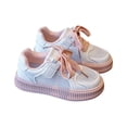 thumbnail image 1 of Ramiter Baby Boy Sneakers Girls' Shoes Cookie Sneakers Mesh Shoes Casual Children's Shoes Breathable Board Shoes for Toddler Little/big Kids Shoes Toddlers Girls,Pink, 1 of 5