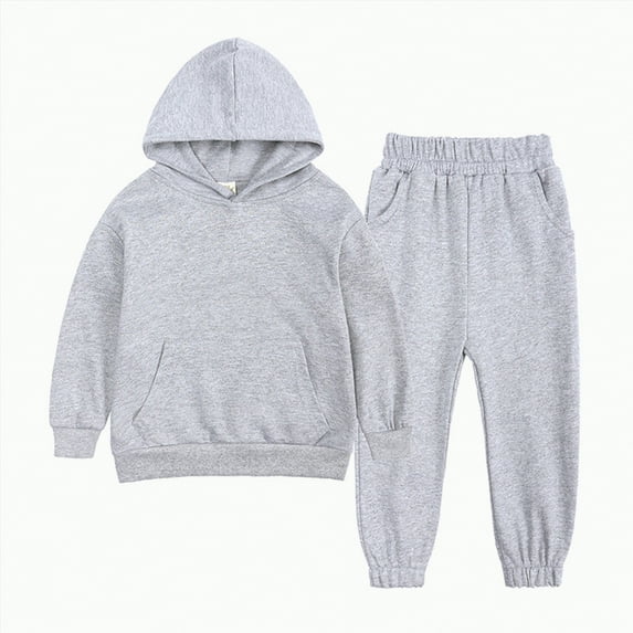 Ramiter Boys' Clothing Sets Toddler Boy Clothes Long Sleeve Hoodie Sweatsuits Tops and Pants 3Pcs Boys Fall Winter Outfits Set(Grey,10-11 Years)