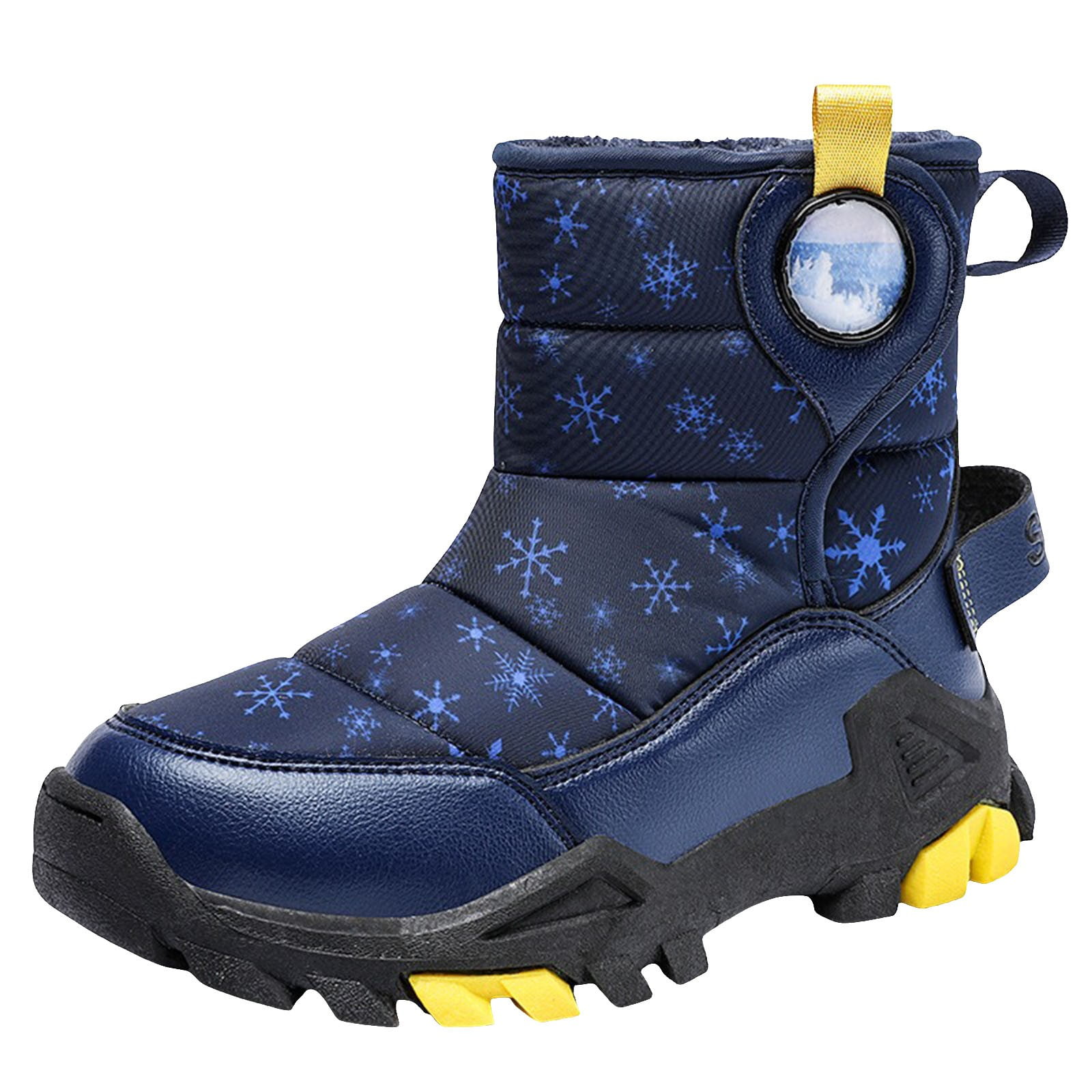 Felabo Kids Snow Boots - Water Resistant Winter Boots With Plush Lining & Anti-Slip Sole (Toddler/Little Kid)