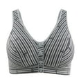 thumbnail image 1 of Ramiter Bras for Women Dry Running Underwear Woman Shockproof Size Large with String Bras Quick Fitness 48,Grey, 1 of 3