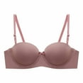 thumbnail image 1 of Ramiter Bras for Women Women Comfort No Wire Bras Seamless No Show Bra Pack 36,Watermelon Red, 1 of 3