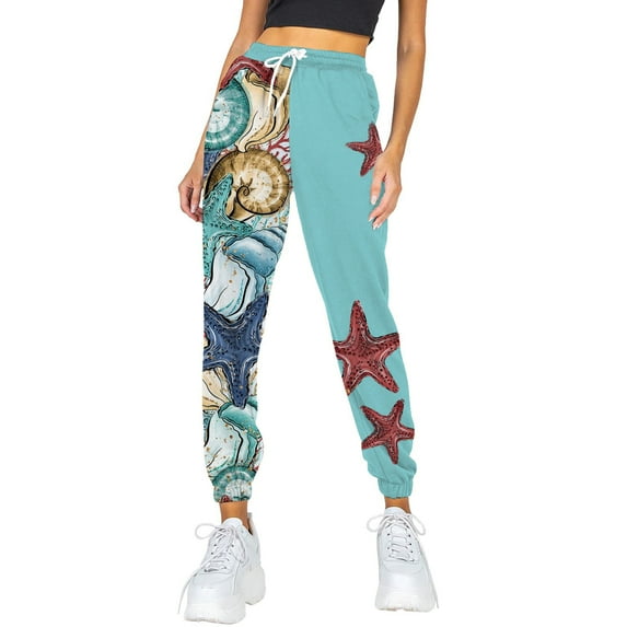 Ramiter Cargo Pants Women's Casual High Rise Cropped Denim Pants Plain Pocket Cargo Jogger Jeans Mint Green,S