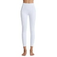 thumbnail image 1 of Ramiter Fleece Lined Leggings Women Womens Naked Feeling Workout Capris Leggings-High Waisted Gym Tummy Control Yoga Pants with Pockets L,White, 1 of 4
