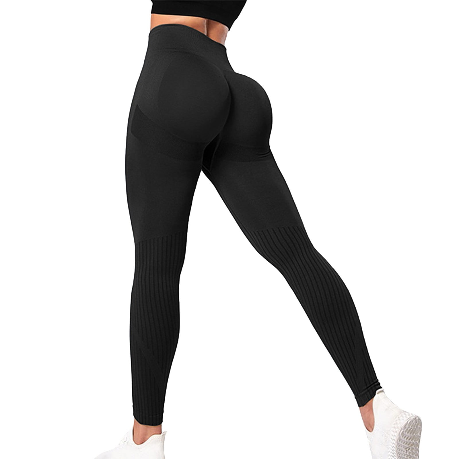 Ramiter Fleece Lined Leggings Workout Leggings for Women- Cotton Gym  Stretch Tummy Control Butt Lifting High Rise Seamless Slim Fit Yoga  Leggings