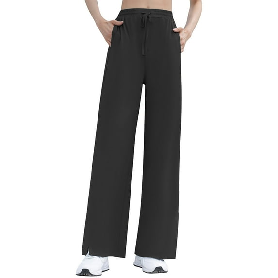 Ramiter Leggings for Women Tummy Control Leggings for Women Yoga High Waist Lifting Tummy Control Solid Color Textured with Pockets Workout Pants S,Black