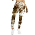 thumbnail image 1 of Ramiter Leggings for Women Fashion Women'S Summer Casual Solid Color Short Yoga Pants Sweatpants Womens Yoga Pants with Pocket Loose 2XL,Brown, 1 of 5