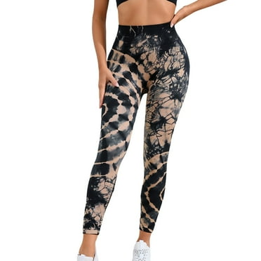 Ramiter Leggings for Women Women'S Solid Color Training Running Sports Pants Bottoming Pants Leopard Yoga Pants Flare S,Black