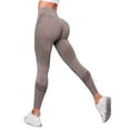 thumbnail image 1 of Ramiter Leggings with Pockets for Women Women Casual Pants High Waisted Slim Fit Leg Sports Yoga Pants Fleeced Lined Yoga Pants L,Wine, 1 of 5