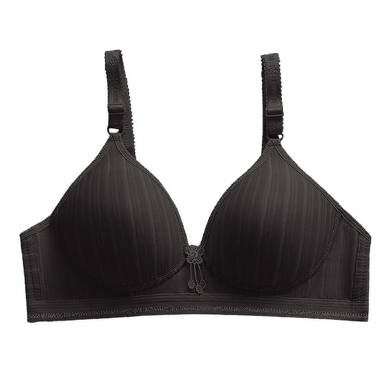 Ramiter Lingerie for Women Lace Bra for Womens Underwire Bra Lace Floral Bra Unlined Unlined Plus Size Full Coverage Bra 42,Black