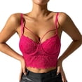 thumbnail image 1 of Ramiter Lingerie for Women Plus Size Women's Comfort Devotion Underwire Bra, Full Coverage Convertible T-Shirt Bra L,Hot Pink, 1 of 5