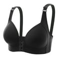 thumbnail image 1 of Ramiter Lingerie for Women Women's Lightly Lined Wire-Free Bra M,Black, 1 of 3