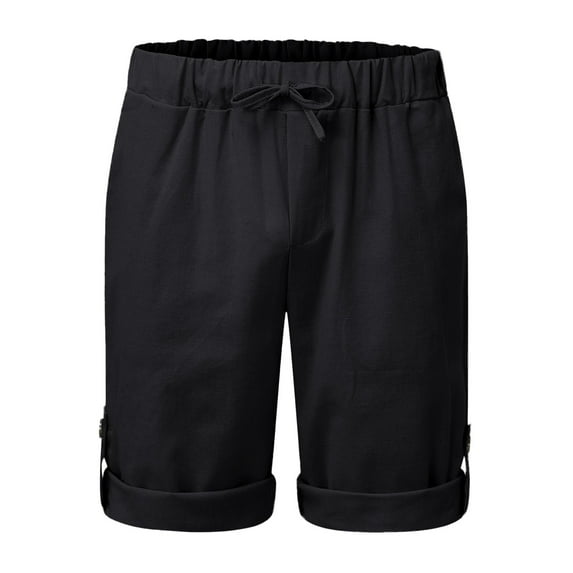 Ramiter Men'S Shorts Men's Summer Casual Short Pant Casual Hawaiian Style Printed Beach Short Floral Beach Splicing Fashion Pants Shorts Black,M