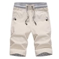 thumbnail image 1 of Ramiter Men'S Shorts Mens Summer Peach Skin Waterproof Lace Up Hot Spring Holiday Beach Beach Pants Swimming Trunks Shorts Khaki,M, 1 of 2