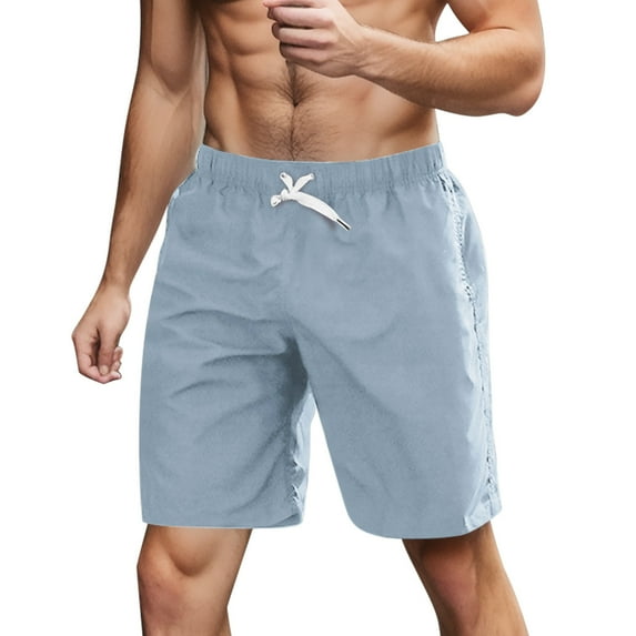 Ramiter Men'S Shorts Pants Mens Pockets Fitness Printed Shorts Bodybuilding Casual Summer Beach Men's pants Grey,2XL