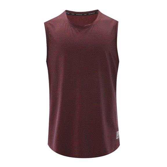 Ramiter Men'S Sleeveless Shirts Men's Workout Tank Tops Gym Cut Off Sleeveless T Shirt Muscle Athletic Tank Tops Wine,3XL