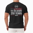thumbnail image 1 of Ramiter Men's America 250Th Anniversary Printed T-Shirt Patriotic Falg Shirts for Men(Black,L), 1 of 8