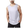 thumbnail image 1 of Ramiter Men's Casual Tank Tops Sleeveless Lightweight Tank Mens Tank Top Undershirt White,XL, 1 of 7